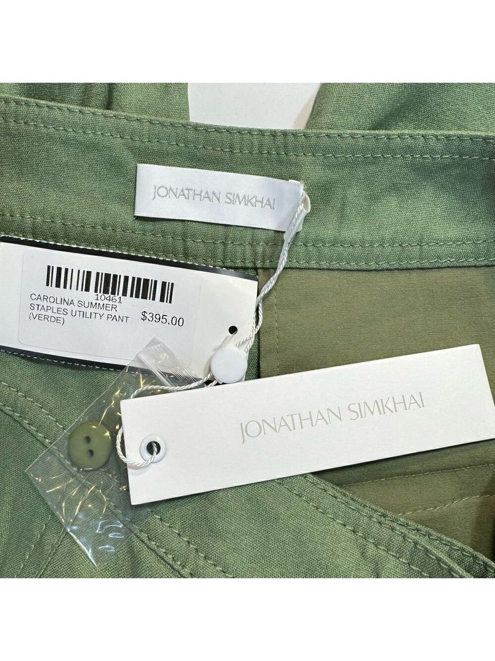 NEW Simkhai Carolina Utility Pant Verde Green Size 10 - Picture 9 of 12